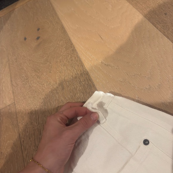 Altar'd State White Barrel Jeans - Picture 6 of 8